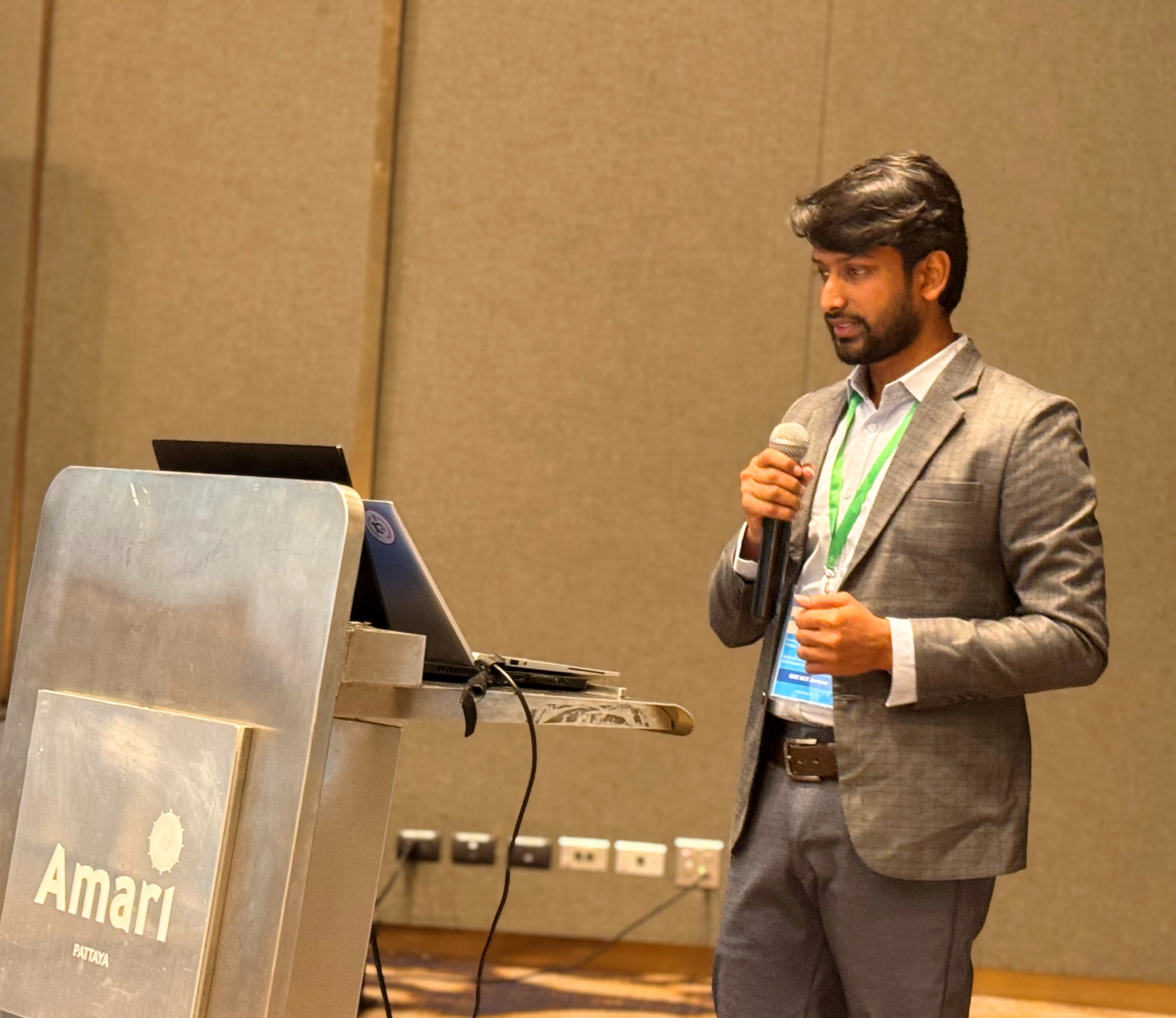 Presenting Research in Bangkok Thailand IEEE Conference